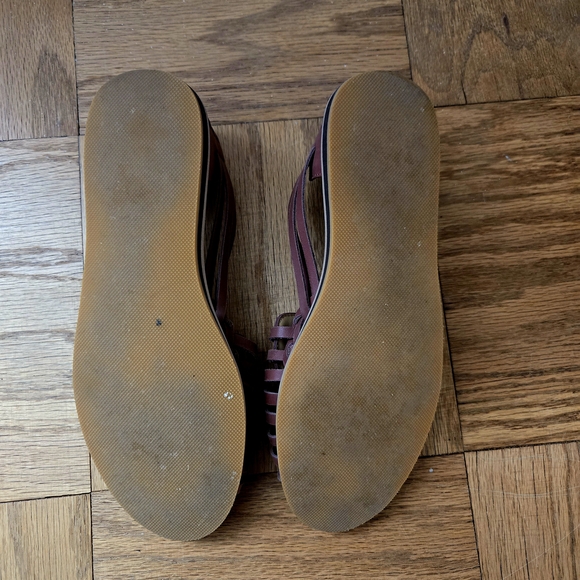 Quince Woven Huarache Style Flats - Brown - Picture 2 of 4